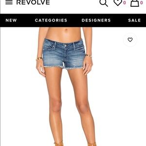 Black Orchid Lola cut off denim shorts